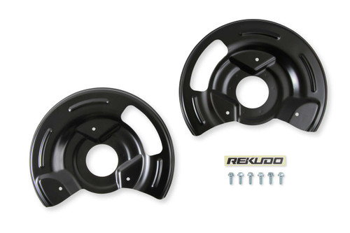 Brake Dust Shield - Front - 11-3/4 in Diameter Rotors - Steel - Black - JL8 Brakes - GM F-Body 1970-71 - Pair Brake Dust Shield - Front - 11-3/4 in Diameter Rotors - Steel - Black - JL8 Brakes - GM F-Body 1970-71 - Pair