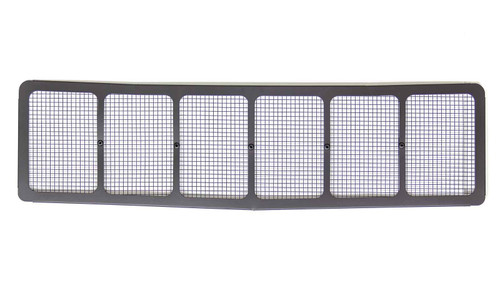 Nose Screen - Lower - 1/4 in Screen Spacing - Stainless - Black - Each