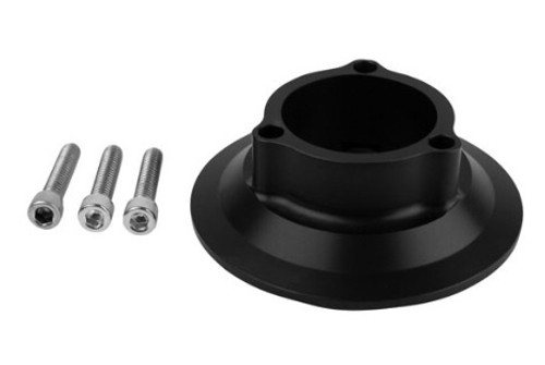 Fuel Pump Bracket - Clamp-On - V-Band Flange - Aluminum - Black Anodized - Aeromotive Spur Gear Pump - Each Fuel Pump Bracket - Clamp-On - V-Band Flange - Aluminum - Black Anodized - Aeromotive Spur Gear Pump - Each