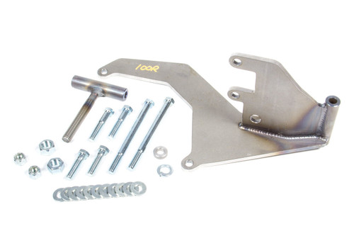 Air Conditioning Bracket - Street Rod - Passenger Side Mount - Steel - Natural - Sanden 508 Compressor - Short Water Pump - Small Block Chevy - Kit Air Conditioning Bracket - Street Rod - Passenger Side Mount - Steel - Natural - Sanden 508 Compressor - Short Water Pump - Small Block Chevy - Kit