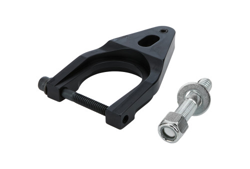 Distributor Hold Down - Stud Mounted - Hardware Included - Aluminum - Black Anodized - Chevy V8 - Each