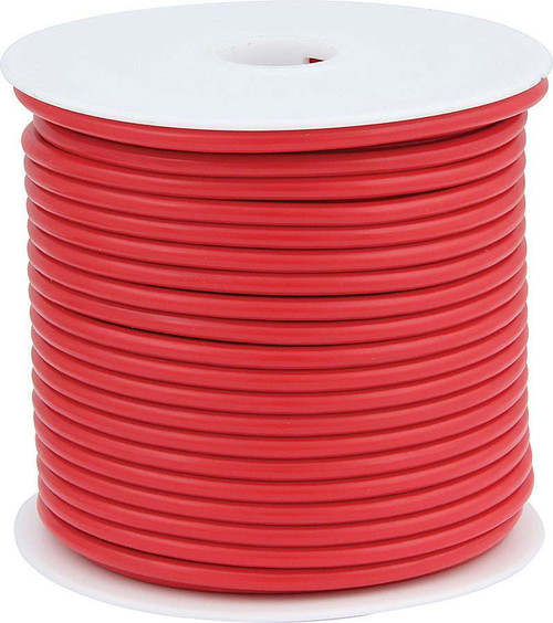 Wire - 12 Gauge - 100 ft Roll - Plastic Insulation - Copper - Red - Each