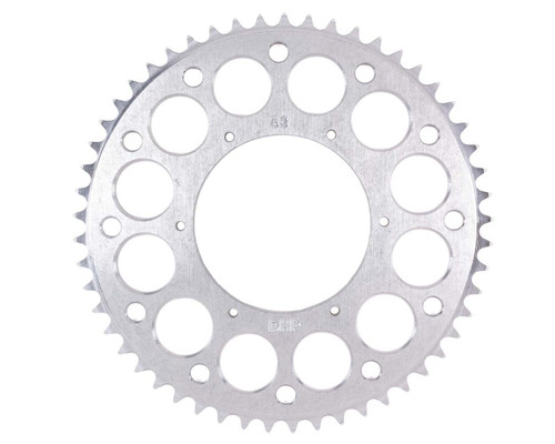 Axle Sprocket - 53 Tooth - 5.25 in Bolt Pattern - Aluminum - Natural - Micro Sprint - Each