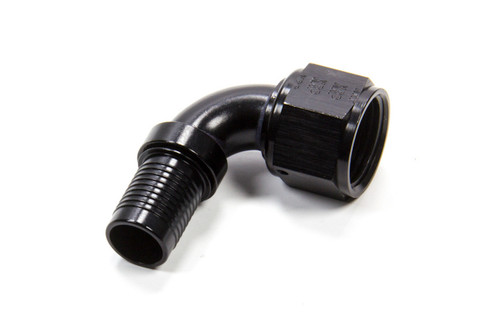 Fitting - Hose End - HS-79 - 90 Degree - 16 AN Hose Crimp to 16 AN Female - Aluminum - Black Anodized - Each