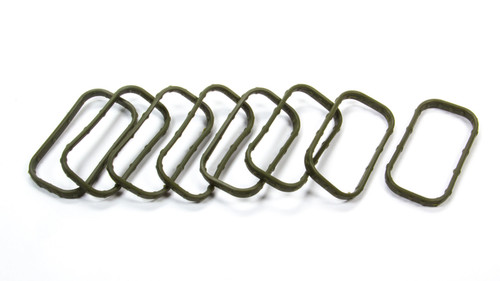 Intake Manifold Gasket - 1.542 x 2.982 in Rectangular Port - Rubber - F.A.S.T LSXR LS3 Intake Manifolds - Set of 8