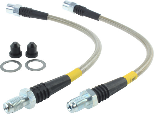 Brake Hose Kit - Braided Stainless - Rear - Various BMW Applications 2012-16 - Kit