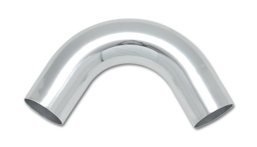 Aluminum Tubing Bend - 120 Degree - Mandrel - 2 in Diameter - 2.5 in Radius - 4 in Legs - 1.8 mm Thickness - Aluminum - Polished - Each