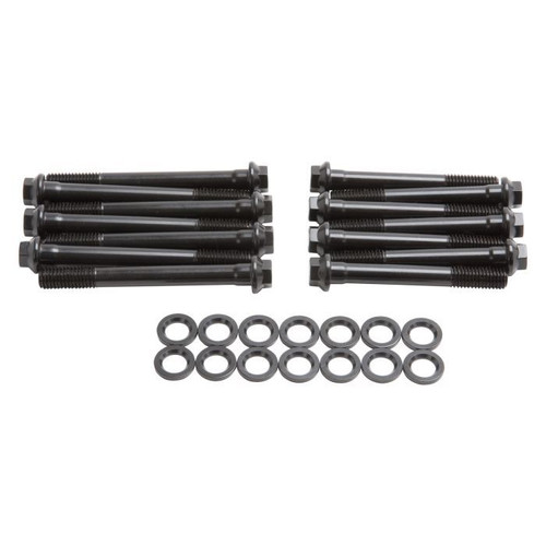 Cylinder Head Bolt Kit - E-Series - Hex Head - Chromoly - Black Oxide - Jeep Inline-6 - Kit