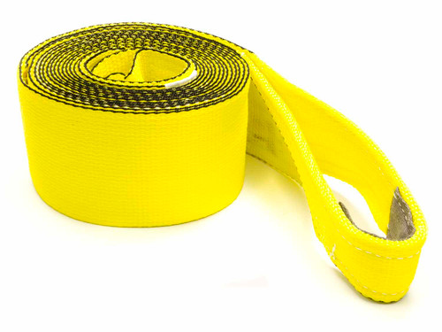 Tow Strap - 4 in Wide - 20 ft Long - 30000 lb Capacity - Nylon - Yellow - Each