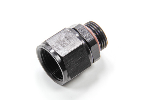 Fitting - Adapter - Straight - 12 AN Female to 10 AN Male O-Ring - Aluminum - Black Anodized - Each