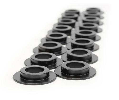 Valve Spring Locator - Inside - 0.060 in Thick - 1.300 in OD - 0.520 in ID - 0.875 in Spring ID - Steel - Set of 16