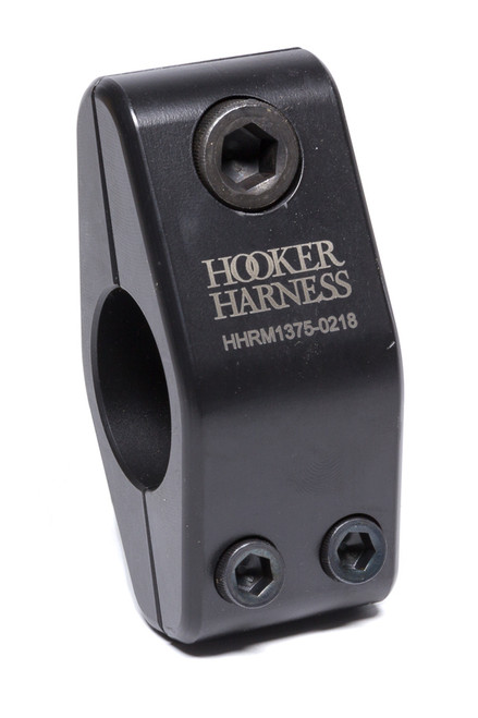 Harness Hardware - Clamp-On - 1-3/8 in Diameter Tube - Steel - Black Anodized - Sprint Car - Each