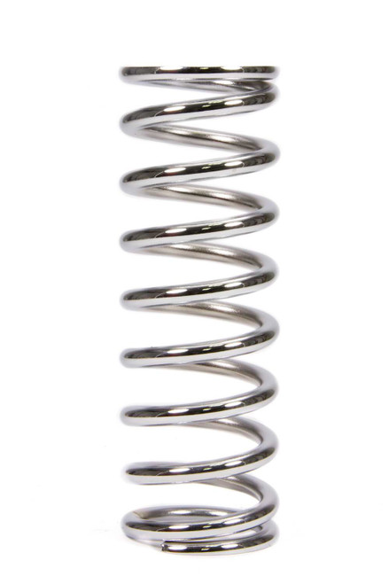 Coil Spring - Coil-Over - 2.5 in ID - 10 in Length - 350 lb/in Spring Rate - Steel - Chrome - Each