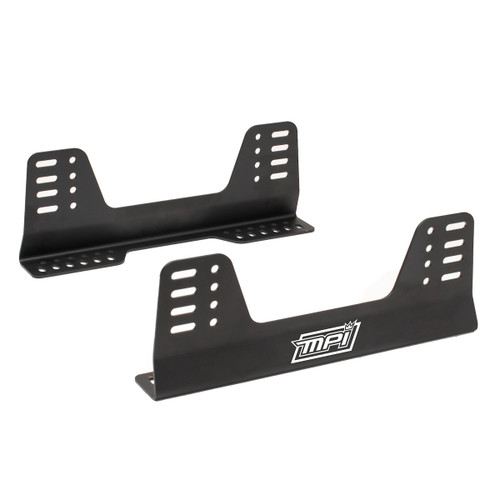 Seat Bracket - Side Mount - 16 Mounting Holes - Steel - Black Powder Coat - Universal - Kit