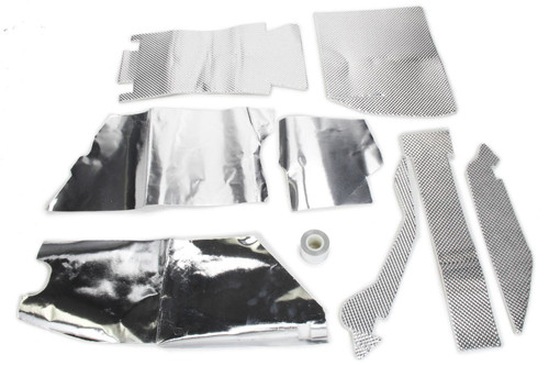 Heat Barrier - Floor Heat Shield - Self Adhesive Backing - Aluminized Fiberglass - Maverick X3 2017-20 - Kit