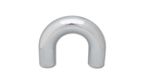 Aluminum Tubing Bend - U-Bend - 180 Degree - Mandrel - 2 in Diameter - 2.5 in Radius - 4 in Legs - 1.8 mm Thickness - Aluminum - Polished - Each