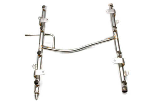 Fuel Rail - Replacement - Stainless - Natural - LS2 / LS3 - GM LS-Series - Kit