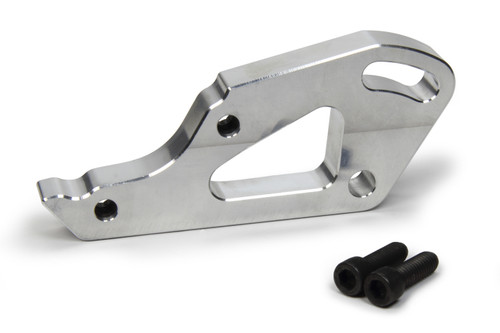 Oil Pump Bracket - External - Dry Sump - Driver Side Mount - Aluminum - Clear Anodized - Small Block Chevy - Kit