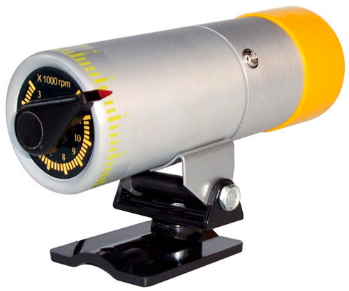 Shift Light - Adjustable - 3000-12000 RPM - 1-1/2 in Diameter - Silver - Each Shift Light - Adjustable - 3000-12000 RPM - 1-1/2 in Diameter - Silver - Each