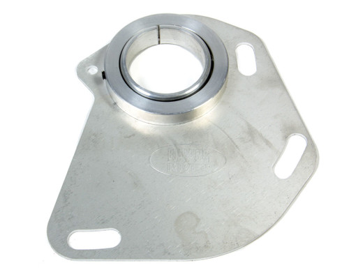Steering Column Bracket - 2 in Diameter Tube - Swivel - Mounting Plate - Aluminum - Polished / Satin - GM F-Body 1970-81 - Each