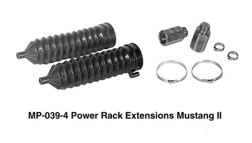 Rack End Extension - 4 in Long - 14 mm x 1.50 Thread - Steel - Natural - Power Rack and Pinion - Kit
