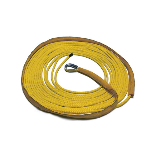 Winch Rope - 3/16 in OD - 50 ft Long - Synthetic - Yellow - Each