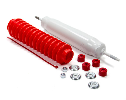 Steering Stabilizer - 7000 Series - 12.77 in Compressed / 21.65 in Extended - 2.39 in OD - Steel - White Paint - Universal - Each