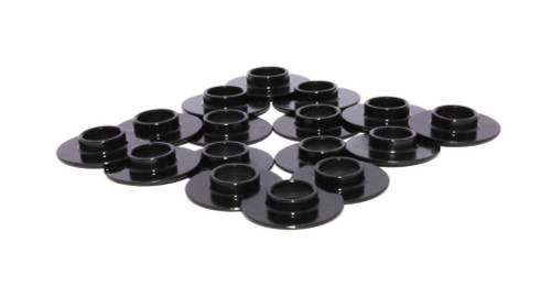 Valve Spring Locator - Inside - 0.060 in Thick - 1.300 in OD - 0.520 in ID - 0.640 in Spring ID - Steel - Set of 16