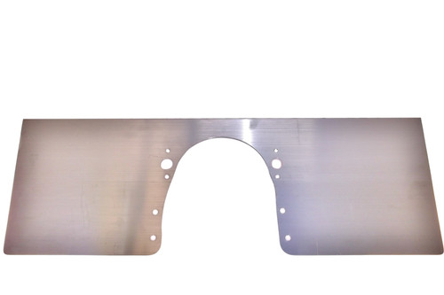 Motor Plate - Front - 12 x 36 x 1/4 in - Aluminum - Natural - Big Block Chevy - Each
