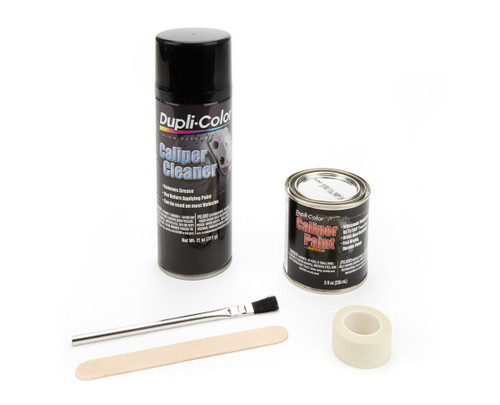 Brake Caliper Paint Kit - Dupli-Color - Paint / Brake Cleaner / Brush - Gloss Red - Kit
