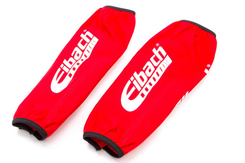 Shock Cover - 10-12 in Long - 2.500-3.000 in ID XT Barrel Coil-Cover - Elastic Ends - Hook and Loop Closure - Nylon - Red - Eibach Shocks - Pair Shock Cover - 10-12 in Long - 2.500-3.000 in ID XT Barrel Coil-Cover - Elastic Ends - Hook and Loop Closure - Nylon - Red - Eibach Shocks - Pair