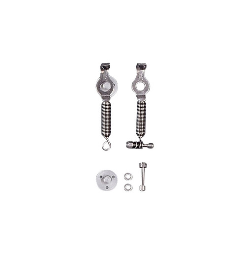 Hood Pins - Spring Clips - Steel - Kit