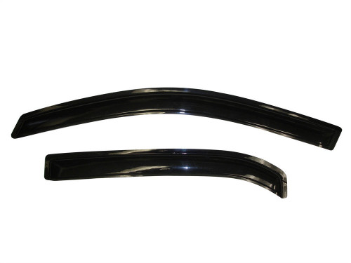 Side Window Visor - Original Ventvisor - Stick-On - Front / Rear - Plastic - Dark Smoke - Chevy Equinox 2010-14 - Kit