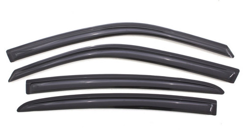 Side Window Visor - Original Ventvisor - Stick-On - Front / Rear - Plastic - Smoke - Dodge Charger 2011-22 - Kit