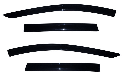 Side Window Visor - Original Ventvisor - Stick-On - Front / Rear - Plastic - Dark Smoke - Ford Compact SUV 2013-19 - Kit Side Window Visor - Original Ventvisor - Stick-On - Front / Rear - Plastic - Dark Smoke - Ford Compact SUV 2013-19 - Kit