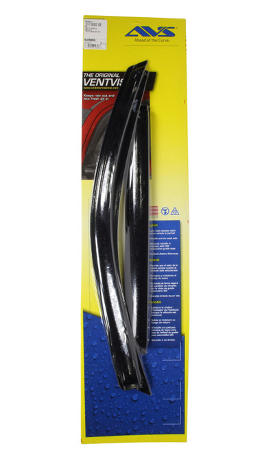 Side Window Visor - Original Ventvisor - Stick-On - Front / Rear - Plastic - Dark Smoke - GM Fullsize SUV - Kit Side Window Visor - Original Ventvisor - Stick-On - Front / Rear - Plastic - Dark Smoke - GM Fullsize SUV - Kit