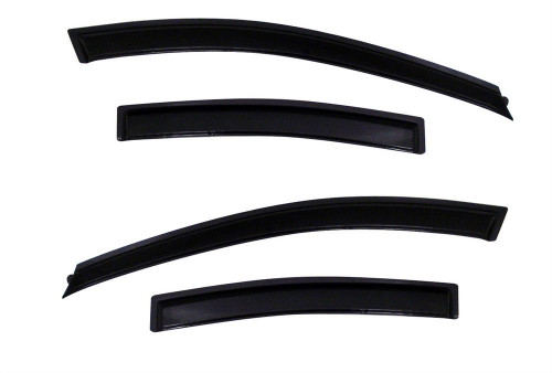 Side Window Visor - Original Ventvisor - Stick-On - Front / Rear - Plastic - Smoke - Chevy Cruze 2011-16 - Kit
