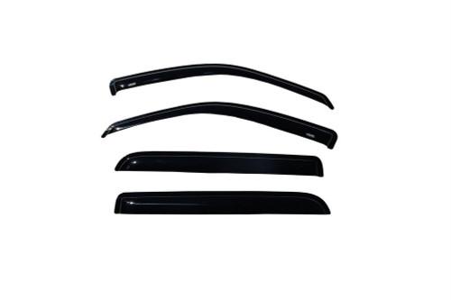 Side Window Visor - Original Ventvisor - Stick-On - Front / Rear - Plastic - Dark Smoke - Ford / Lincoln / Mercury SUV 2002-10 - Kit