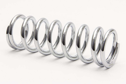 Coil Spring - Coil-Over - 2.625 in ID - 12 in Length - 150 lb/in Spring Rate - Steel - Chrome - Each
