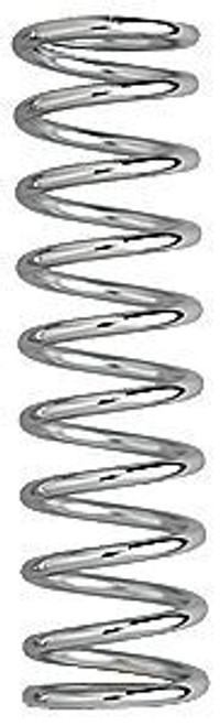 Coil Spring - Coil-Over - 2.625 in ID - 10 in Length - 400 lb/in Spring Rate - Steel - Chrome - Each