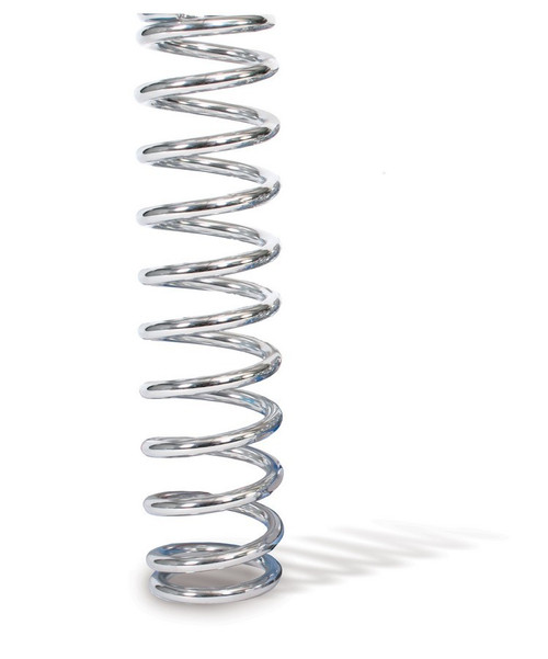 Coil Spring - Coil-Over - 2.625 in ID - 14 in Length - 80 lb/in Spring Rate - Steel - Chrome - Each