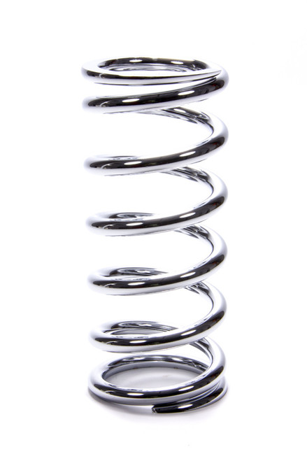 Coil Spring - Coil-Over - 2.5 in ID - 8 in Length - 300 lb/in Spring Rate - Steel - Chrome - Each