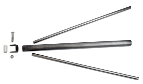 Drag Parachute Bracket - Weld-On - Steel - Natural - 1-5/8 in Tubing - Kit