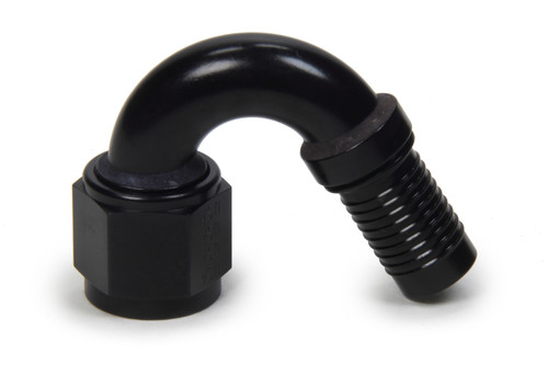 Fitting - Hose End - HS-79 - 150 Degree - 12 AN Hose Crimp to 12 AN Female - Aluminum - Black Anodized - Each