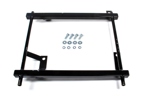 Seat Adapter Bracket - Driver Side Mount - Steel - Black Powder Coat - Mopar B-Body 1967-78 - Each