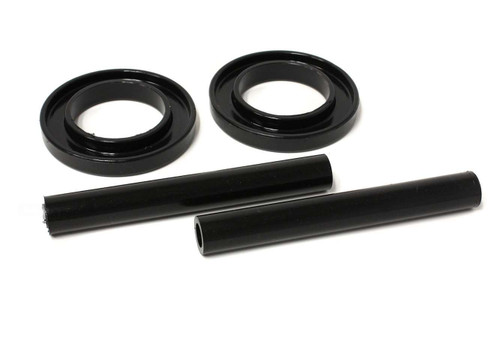 Coil Spring Isolator - Hyper-Flex - Front - Polyurethane - Black - Ford Mustang 1983-2004 - Kit