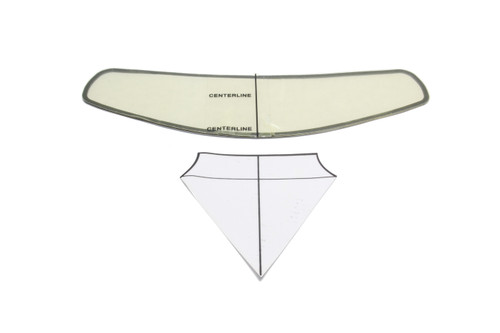 Shield Anti-Fog Insert - 287 SRV Style Shields - Polycarbonate - Each