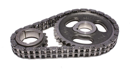 Timing Chain Set - Hi-Tech - Double Roller - Cast Iron / Billet Steel - GM V6 - Kit