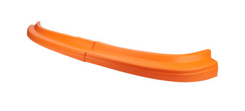 Air Valance - MD3 Evolution II - 2 Piece - Plastic - Fluorescent Orange - Dirt Late Model - Kit