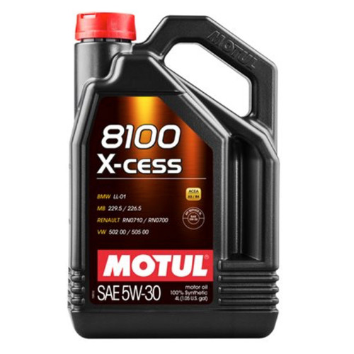 Motor Oil - 8100 X-cess - 5W30 - Synthetic - 5 L Jug - Each